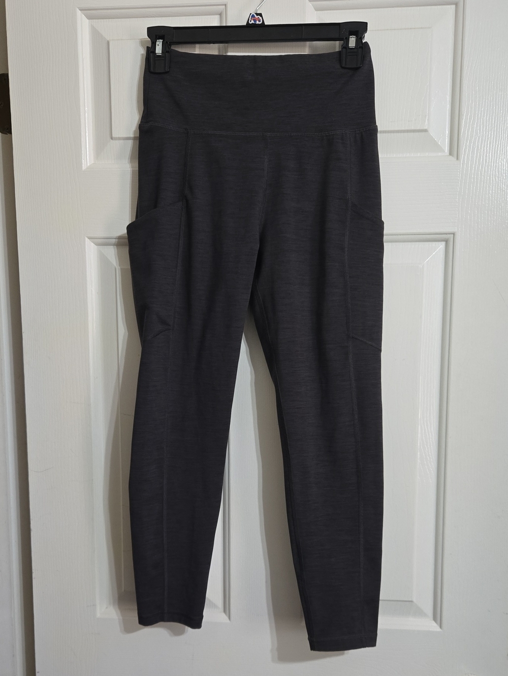 American Eagle Outfitters Dark Charcoal High-Waist Pocket Leggings